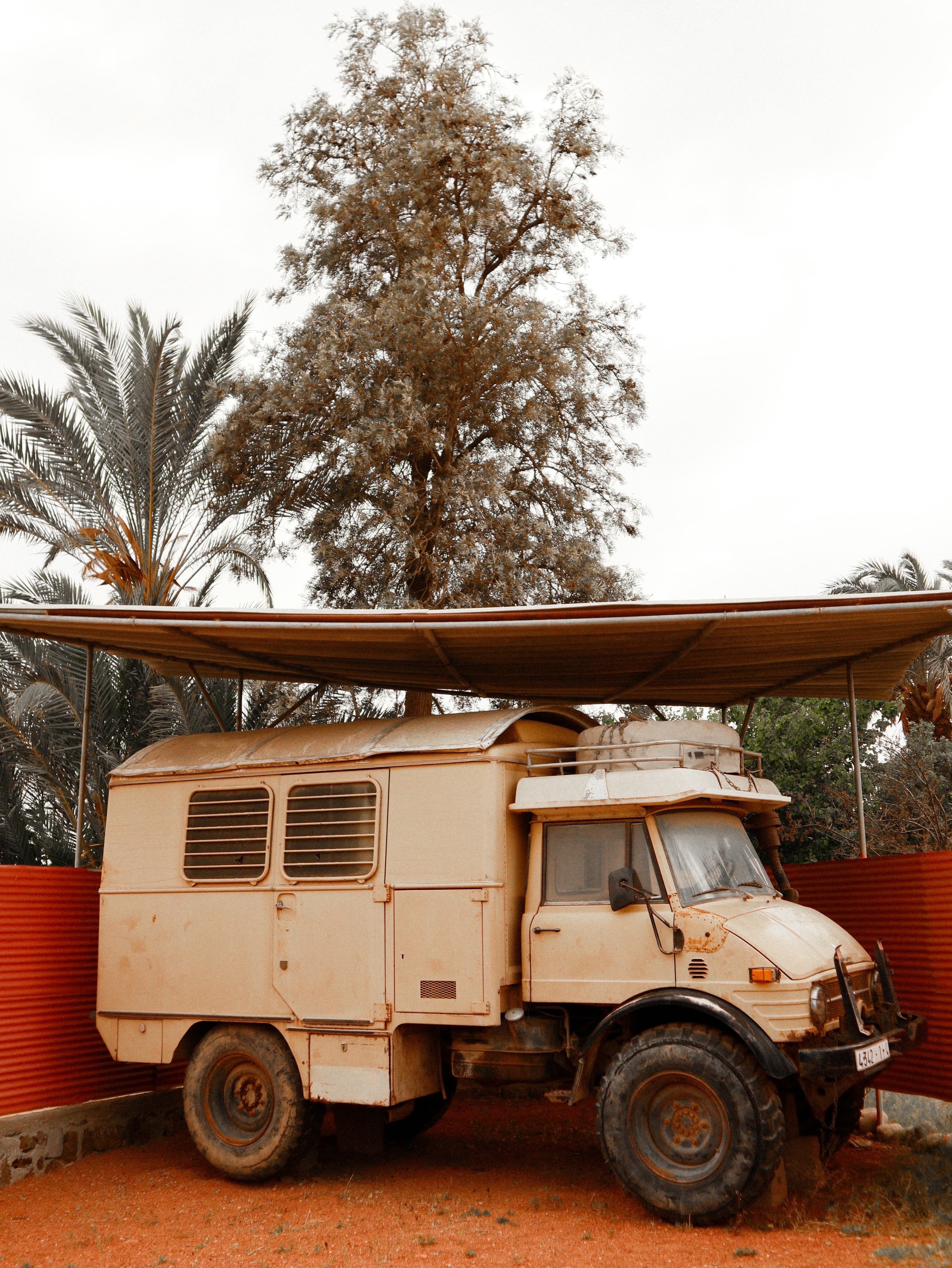 Vintage expedition vehicle